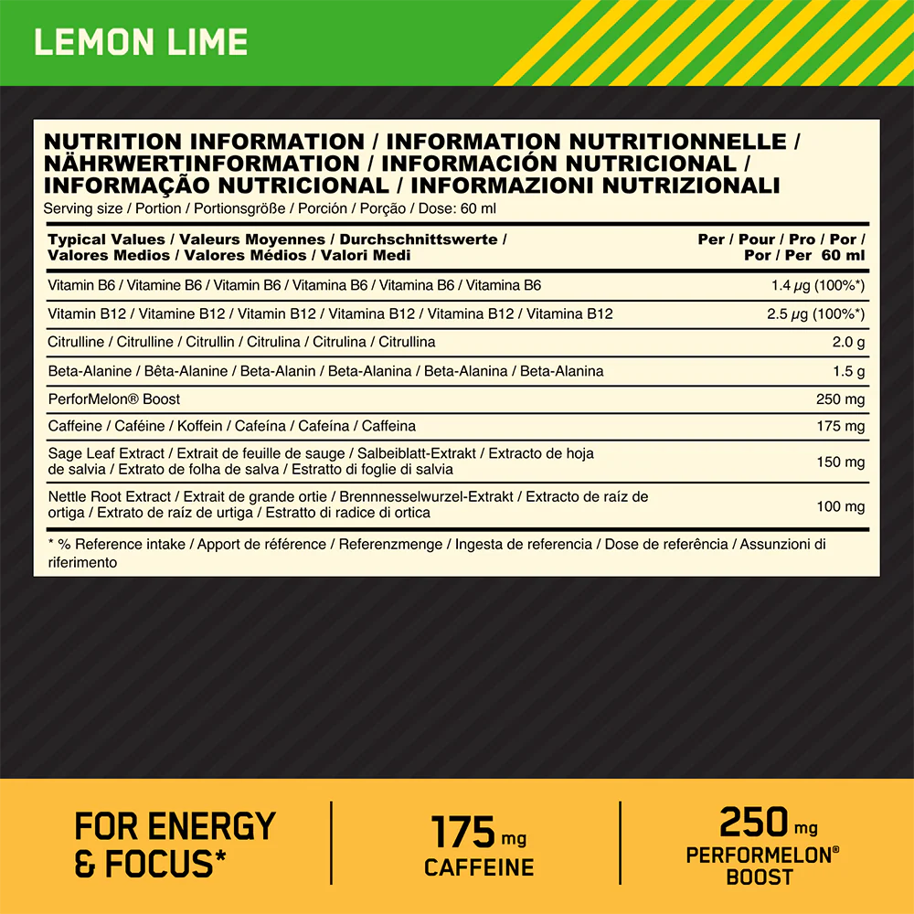 Optimum Nutrition Gold Standard Pre-workout Shot - Image 2