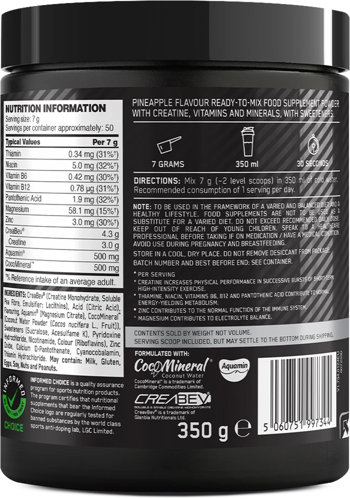 Optimum Nutrition Platinum Creatine Plus Ananas (350 g) - Image 2