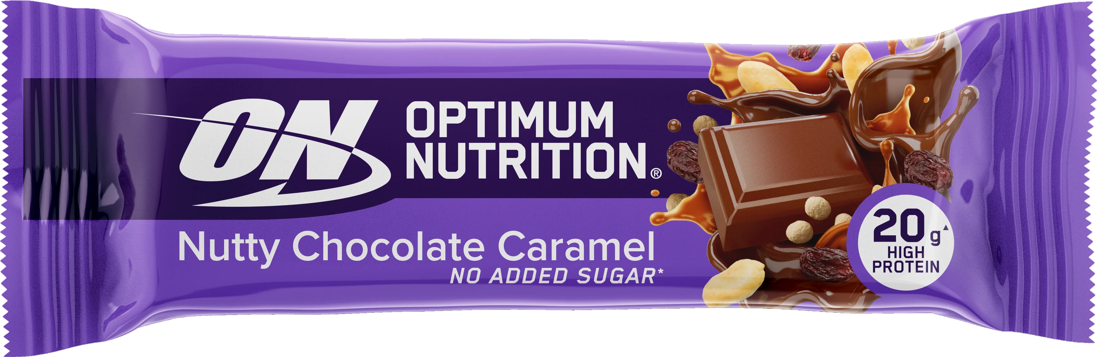 Optimum Nutrition Protein Bar Nutty Chocolate Caramel (10 x 70 g) - Image 2