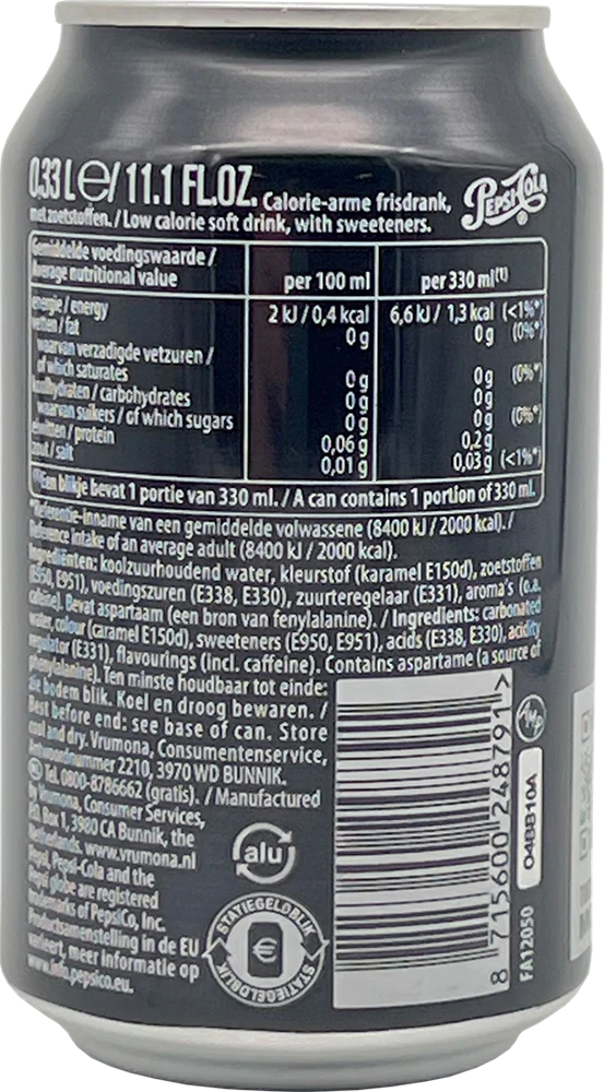 Pepsi Max Original (24 x 330 ml) - Image 3