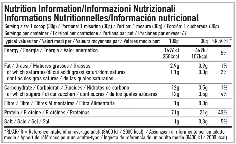 PER4M Whey Protein Chocolat blanc (900 g) - Image 2