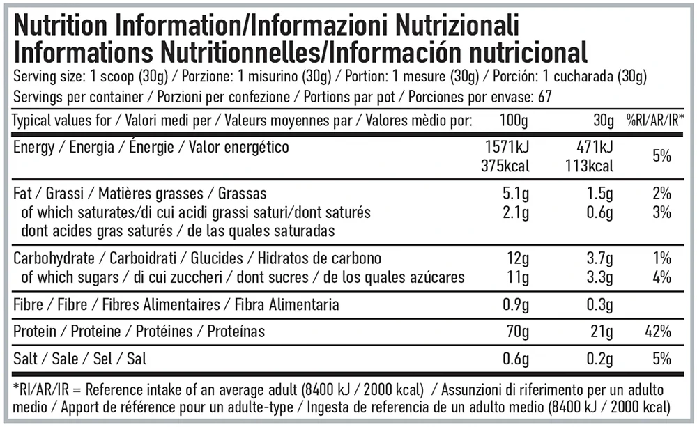 PER4M Whey Protein Chocolat blanc Noisette (2010 g) - Image 2