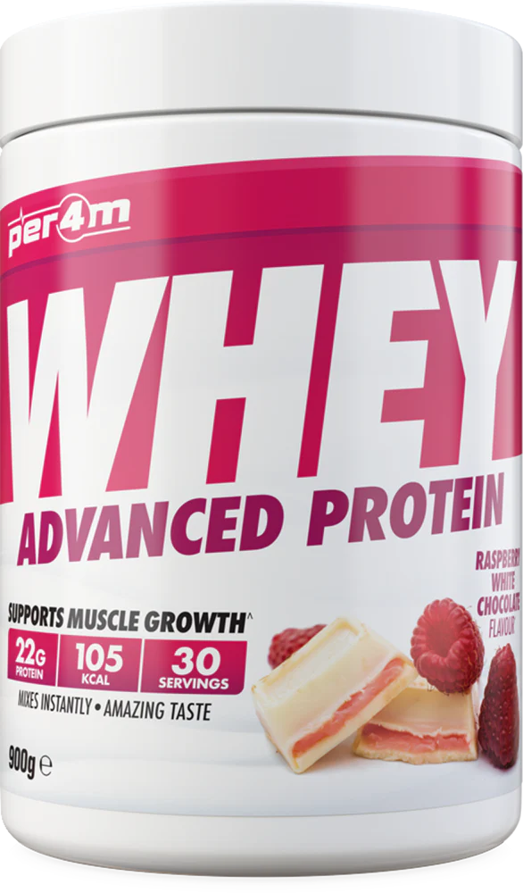 PER4M Whey Protein Framboise & Chocolat blanc (900 g)