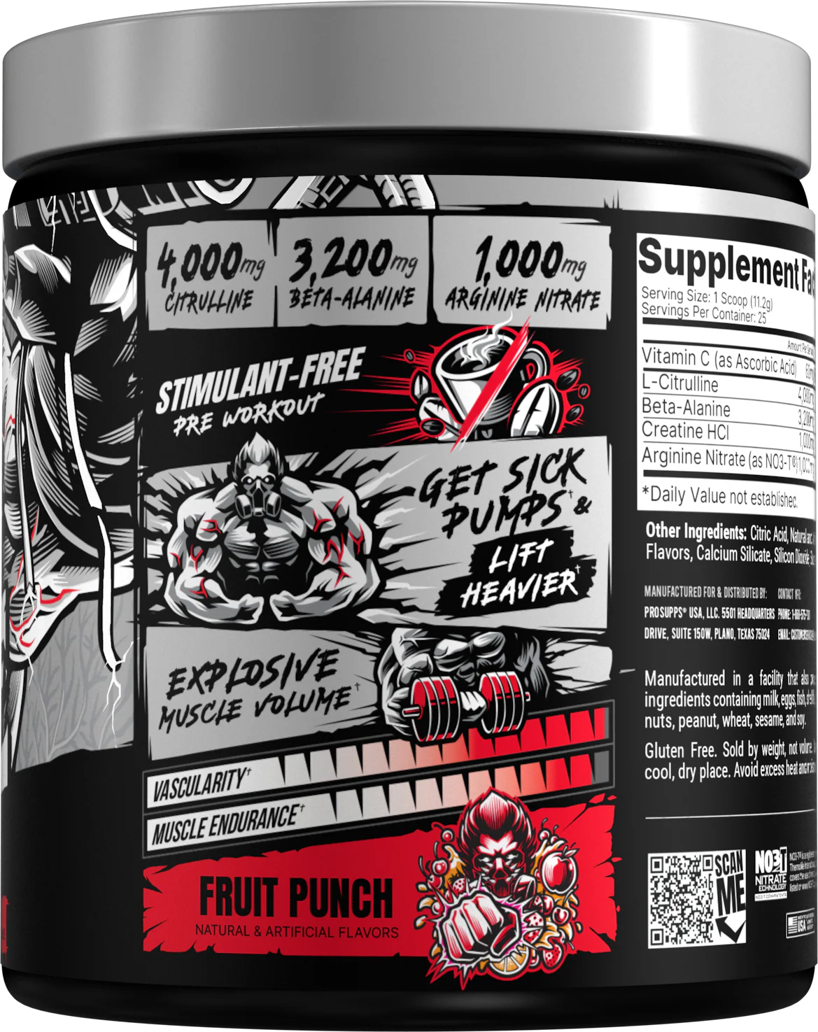 ProSupps HYDE Max Pump Fruit Punch (280 g) - Image 2
