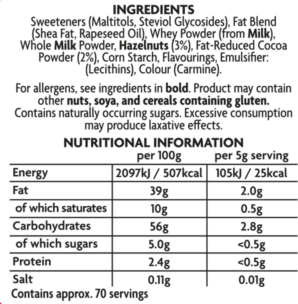Skinny Chocaholic Spread Strawberry & Chocolate & Hazelnut (350 g) - Image 2