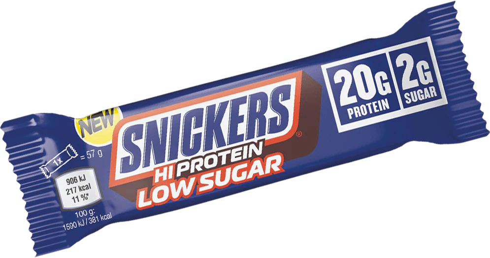 Snickers HiProtein Low Sugar Bar Original (12 x 57 g) - Image 2