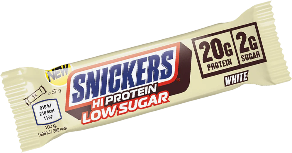 Snickers HiProtein Low Sugar Bar White (12 x 57 g) - Image 2