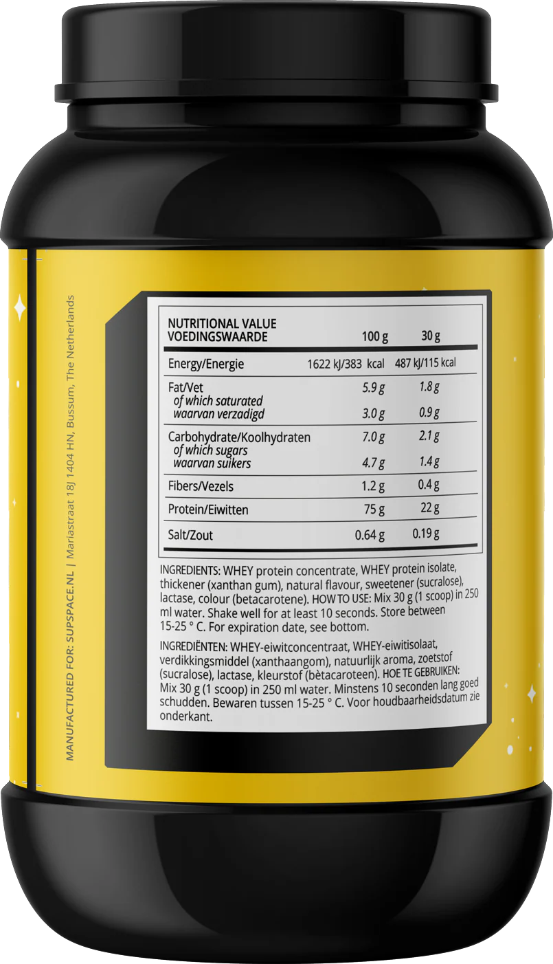 Supspace Milky Whey Protein Cookies & Cream (1800 g) - Image 2