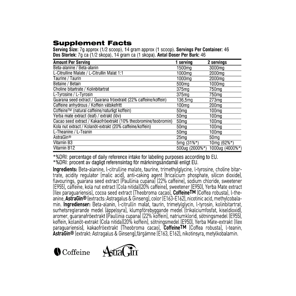 Swedish Supplements Crazy8 Pineapple Express (325 g) - Image 2