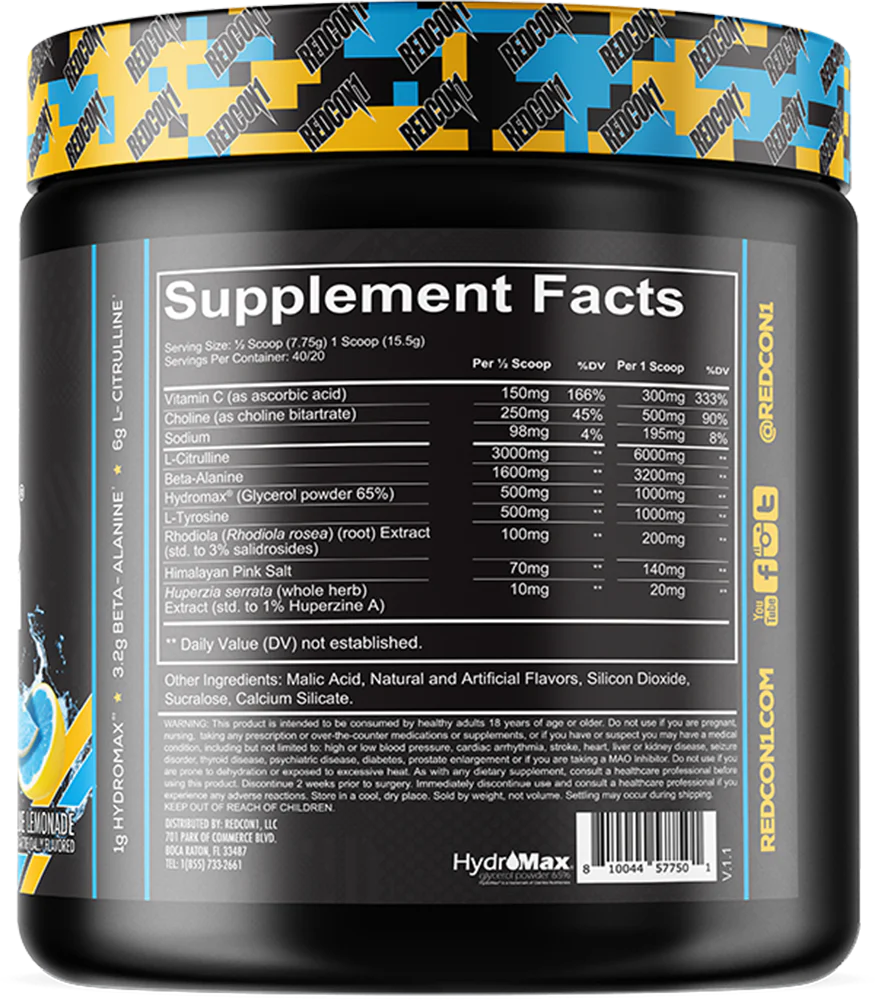 Total War Pump Blue Lemonade (20 doses) - Image 2