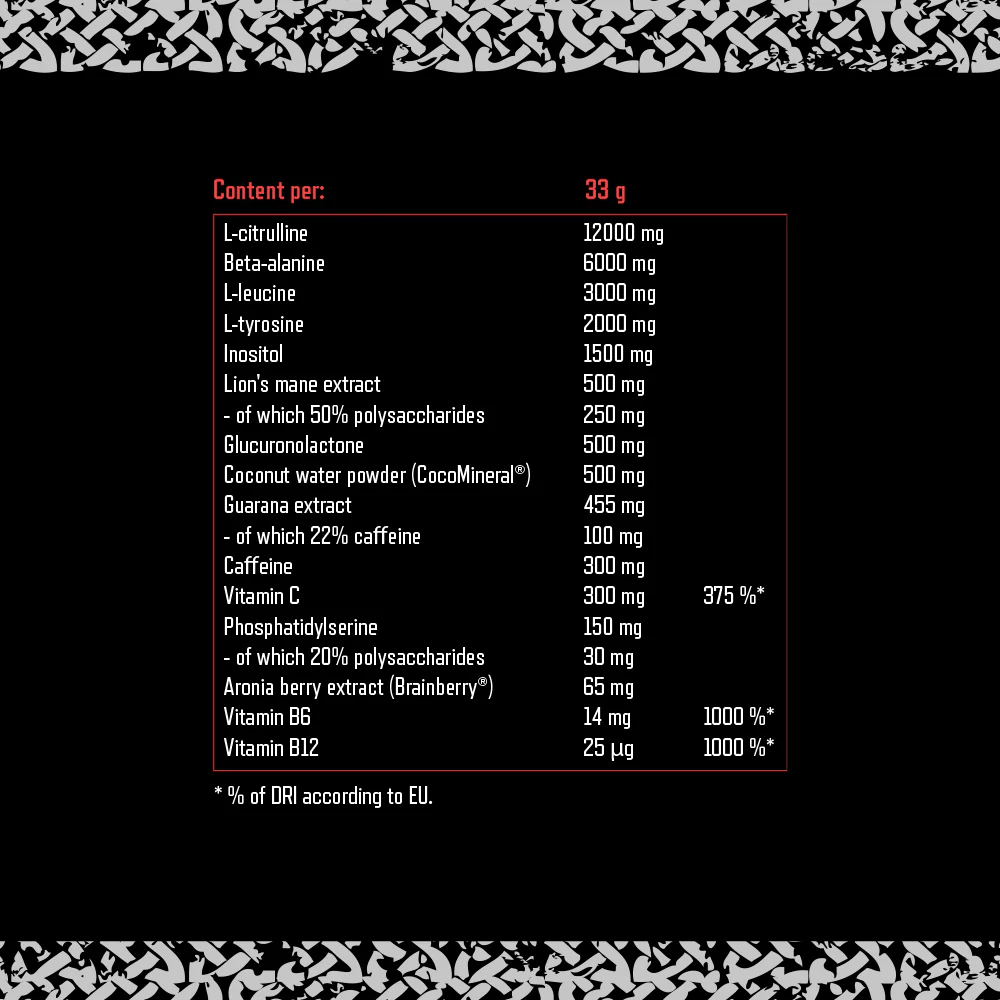 Viking Power Leviathan Hardcore PWO Fruits rouges (660 g) - Image 2